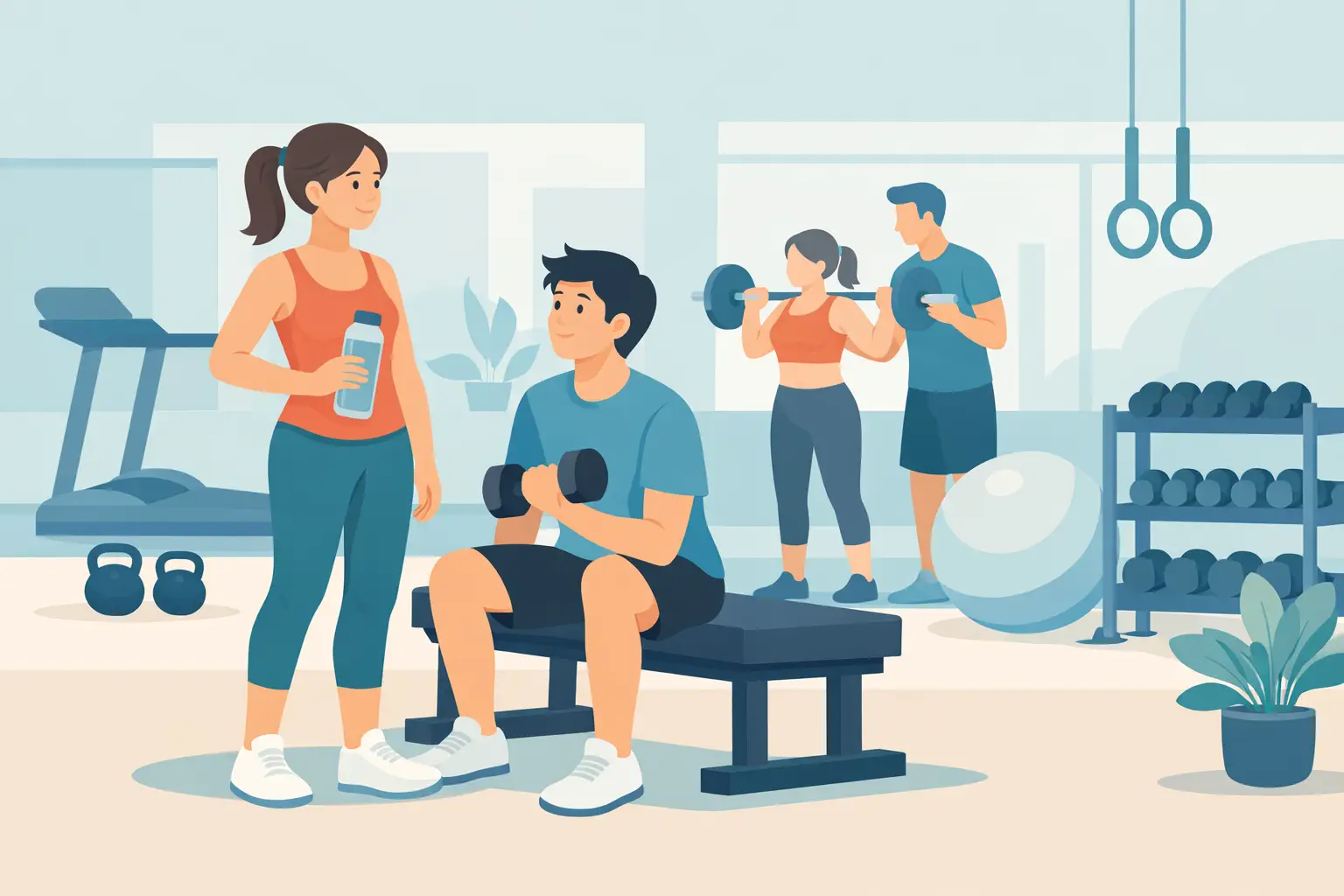 Gym no intimidante para principiantes