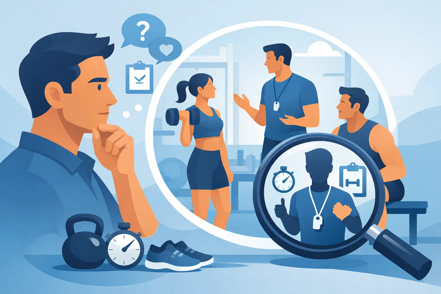 Qué buscar en un coach de fitness