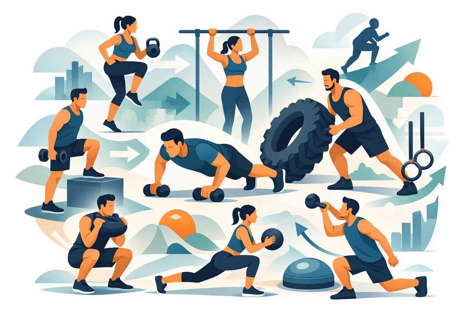 10 mejores ejercicios para fuerza funcional