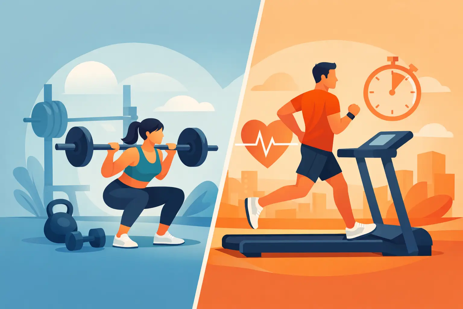 ¿Fuerza o cardio primero para lograr resultados?