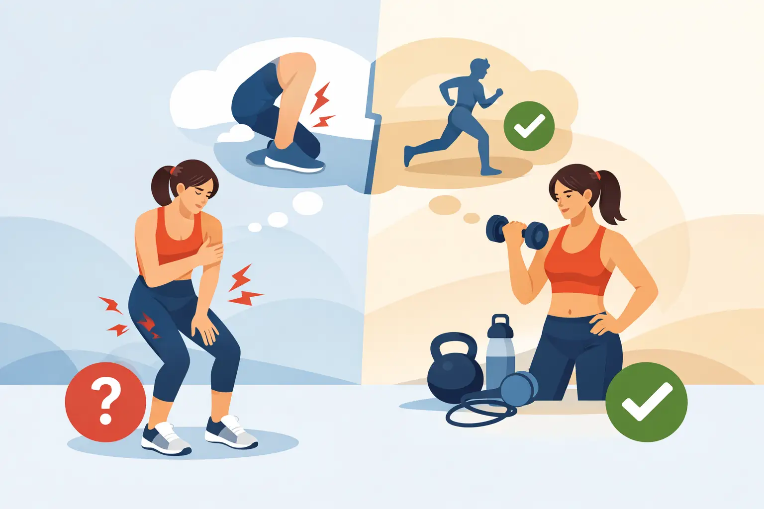 ¿Puedo entrenar con agujetas? Sí, pero con criterio