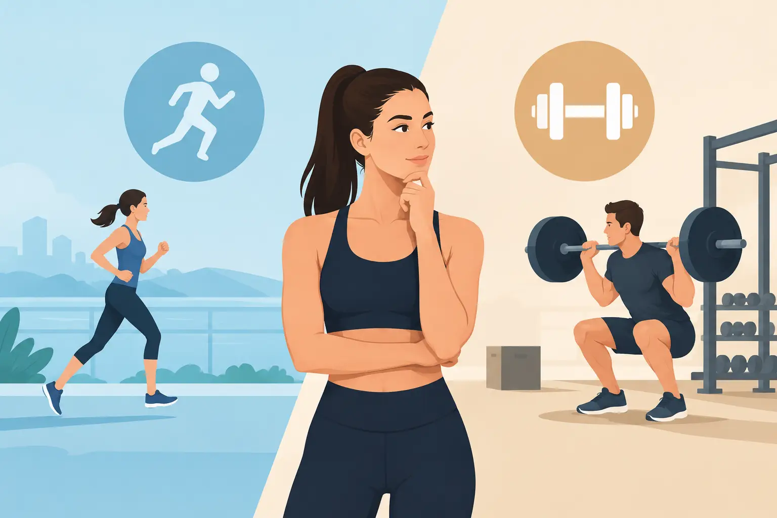 Cardio versus fuerza: qué priorizar para progresar