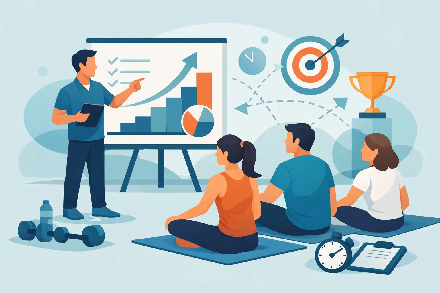 Clases grupales con un plan que da resultados