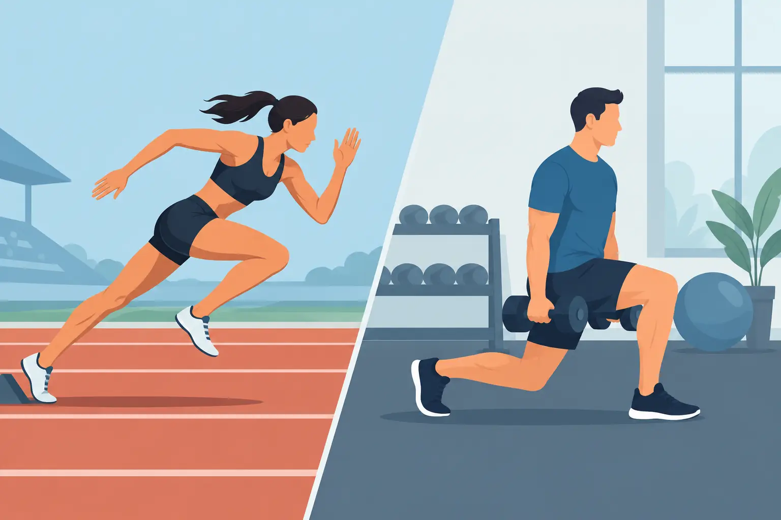 Entrenamiento atletas vs fitness general