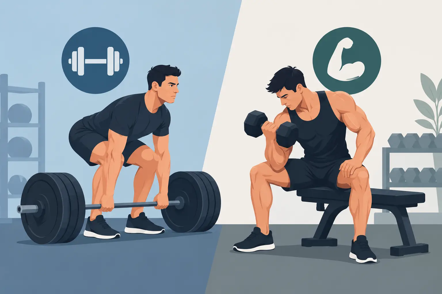 Fuerza versus hipertrofia para entrenar mejor